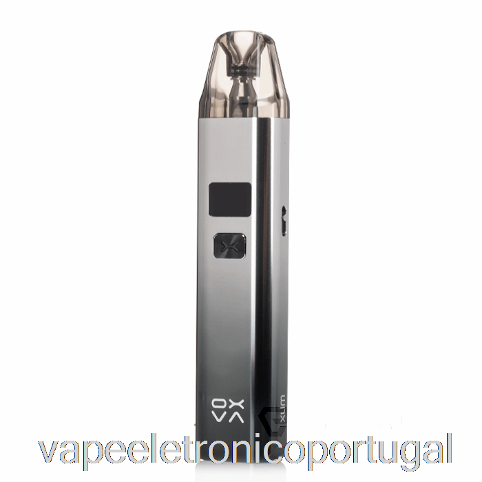 Vape Eletrônico Oxva Xlim V2 25w Pod Sistema Brilhante Prata Preto